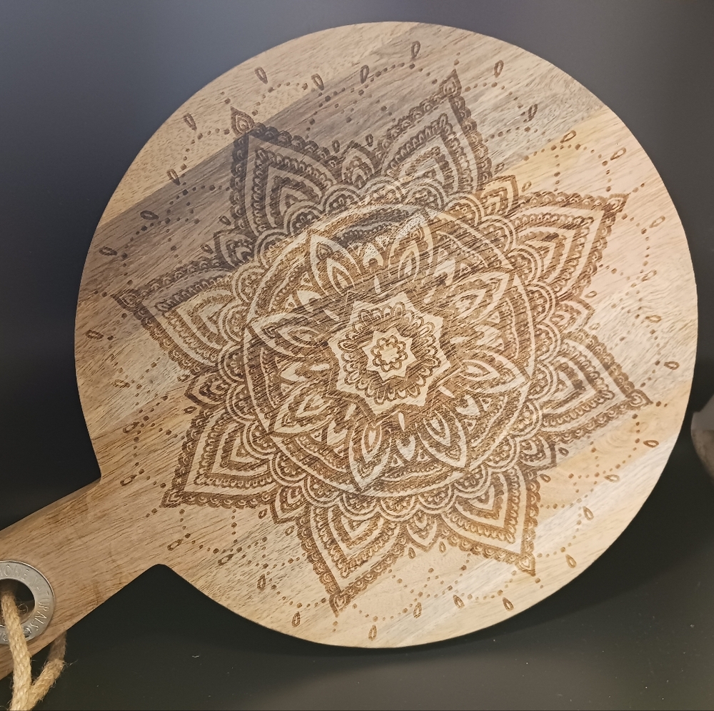 Beautiful Mandala cheese board